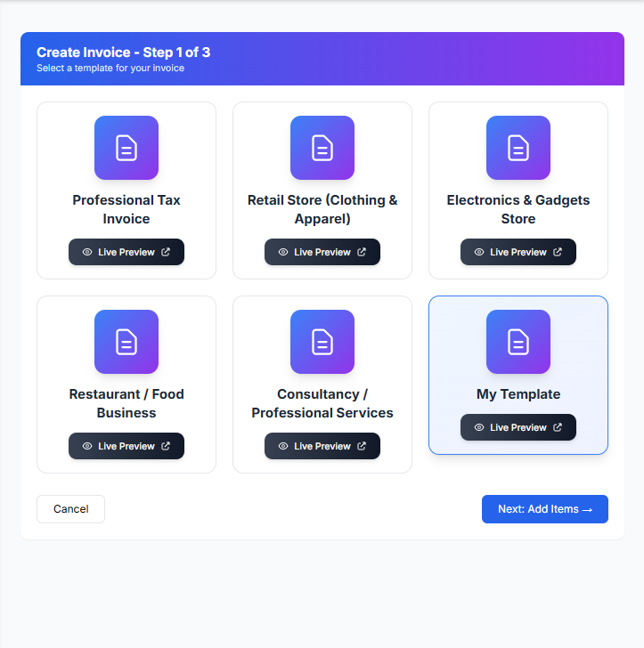 Invoice Preview - Professional Invoice