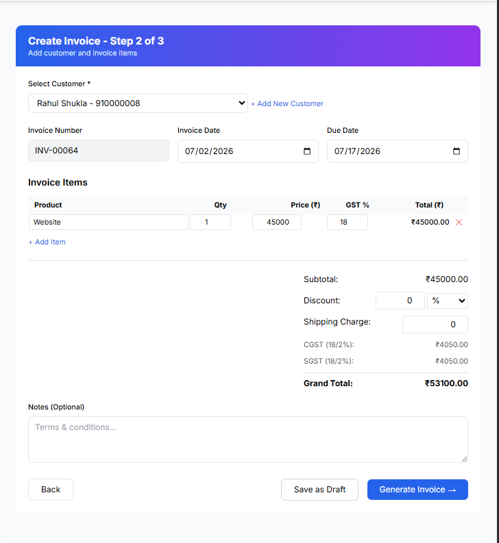 Hospital Invoice Preview - Professional Hospital Invoice