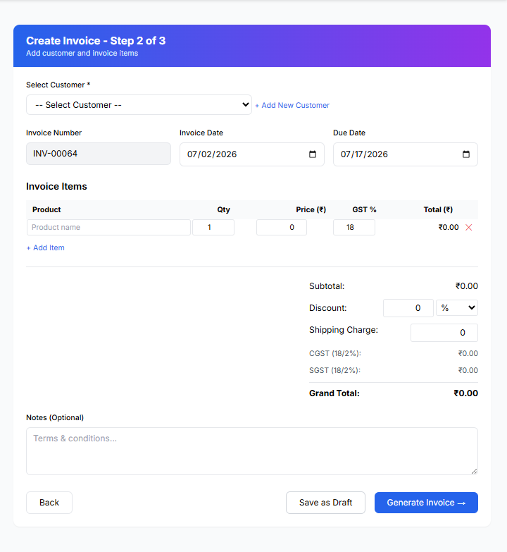 Invoice Preview - Professional Invoice