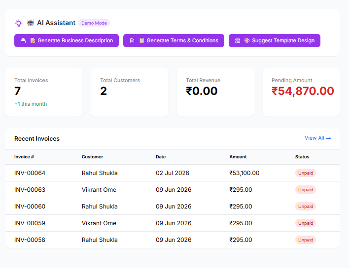 Invoice Preview - Professional Invoice